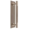 Carlisle Brass BP710CSN200SN Lines Pull Handles on backplate 200mm Satin Nickel