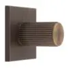 Carlisle Brass BP712AB40AB Lines Cylinder Knob on Backplate 40mm Antique brass