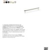 Alexander And Wilks Brunel Diamond Knurled Tbar Handle 128Mm C/C Matt Black AW810-128-BL