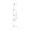 Yale Doormaster Pas3621:2011 Pvcu 45Mm Backset 16Mm Face Plate Multipoint Lock