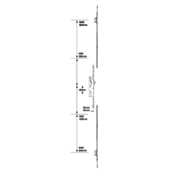 Yale YDM-BS-TIMBR-45 DM PAS3621:2011 timber or composite 45mm B/Set 20mm F/Plate