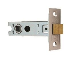 CARLISLE BRASS - BTL2-BP 2.5" CE B/T TUBULAR MORTICE LATCH SQ & RAD NP