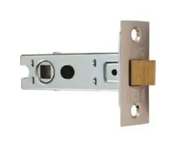 CARLISLE BRASS - BTL4-BP 3" CE B/T TUBULAR MORTICE LATCH SQ & RAD NP