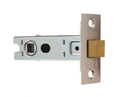 CARLISLE BRASS - BTL4-BP 3" CE B/T TUBULAR MORTICE LATCH SQ & RAD NP