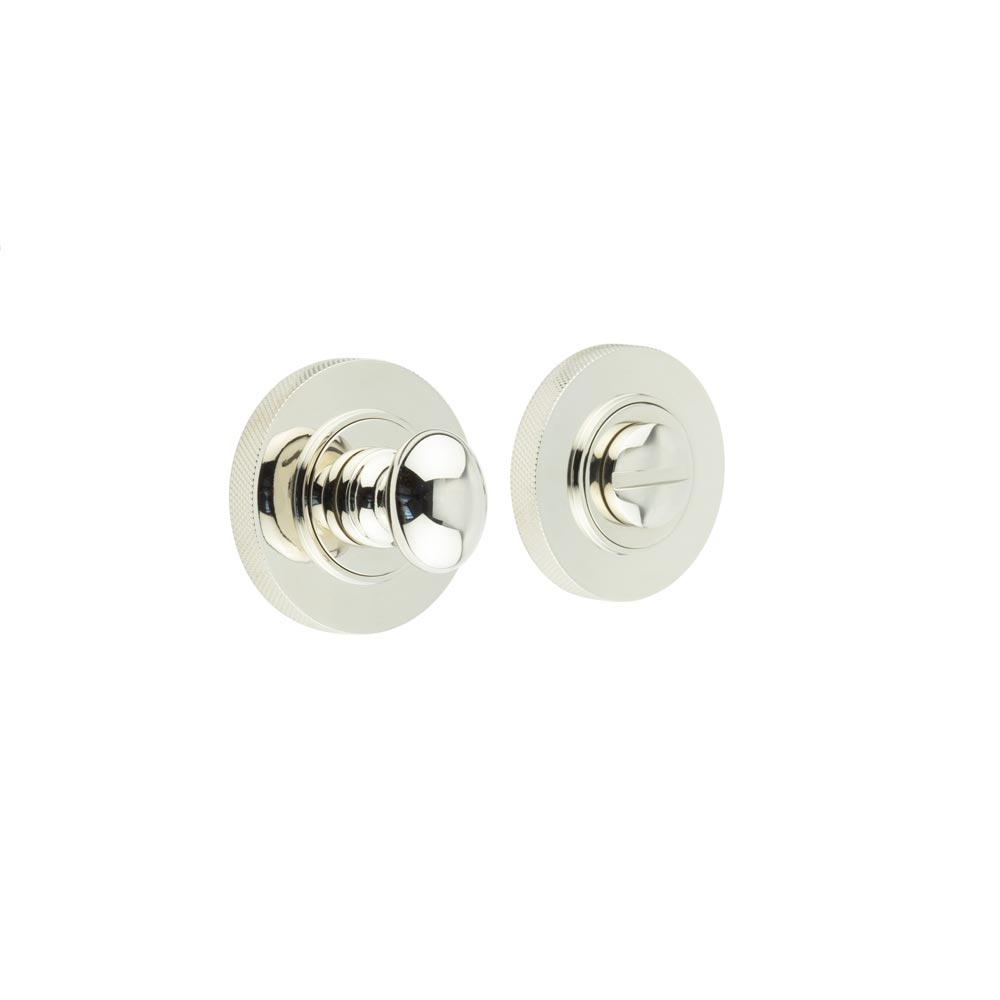 Burlington Turns & Releases Inner 1 Knurled Rose Polished Nickel