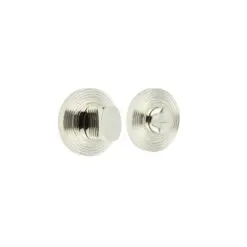 Burlington Turns & Releases Inner 3 Reeded Rose Polished Nickel