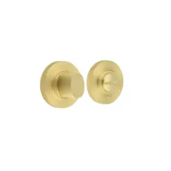 Burlington Turns & Releases Inner 3 Knurled Rose Satin Brass