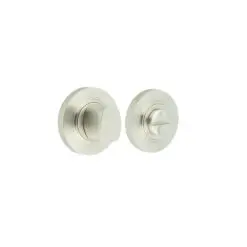 Burlington Turns & Releases Inner 3 Knurled Rose Satin Nickel