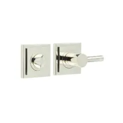 Burlington Easy Turn & Release Square Stepped Rose Polished Nickel