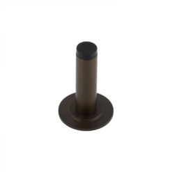 Burlington Plain Wall Mounted Door Stops Stepped Rose Dark Bronze