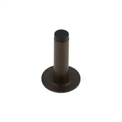 Burlington Plain Wall Mounted Door Stops Stepped Rose Dark Bronze