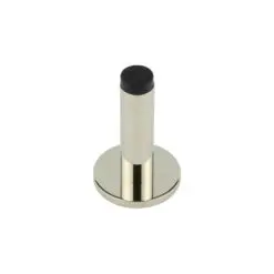 Burlington Plain Wall Mounted Door Stops Plain Rose Polished Nickel