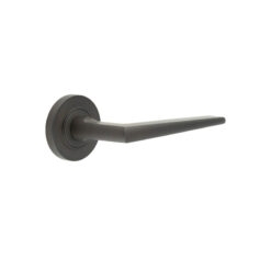 Mayfair Door Handle on Plain Rose Dark Bronze