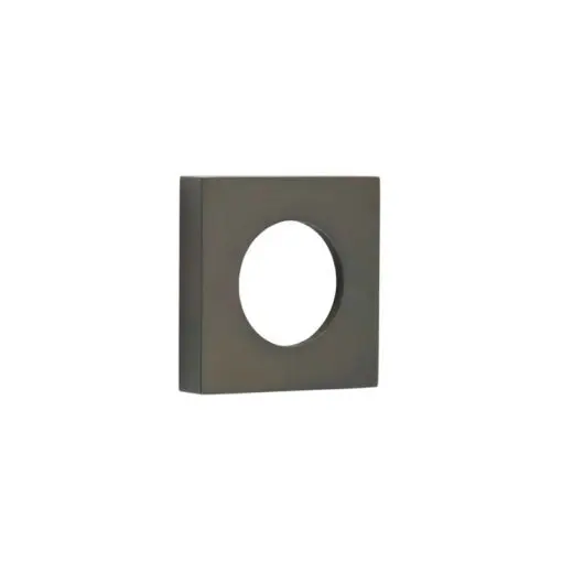 52x52mm DB plain square outer rose for levers and t&r