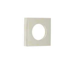 52x52mm PN plain square outer rose for levers and t&r