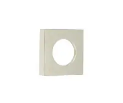 52x52mm PN plain square outer rose for levers and t&r