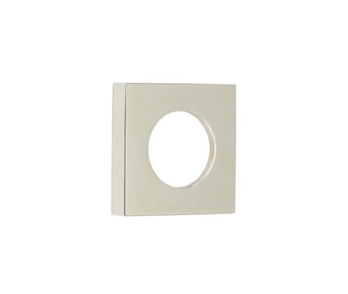 52x52mm PN plain square outer rose for levers and t&r