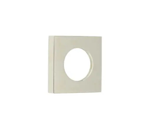 52x52mm PN plain square outer rose for levers and t&r