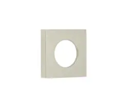 52x52mm SN plain square outer rose for levers and t&r