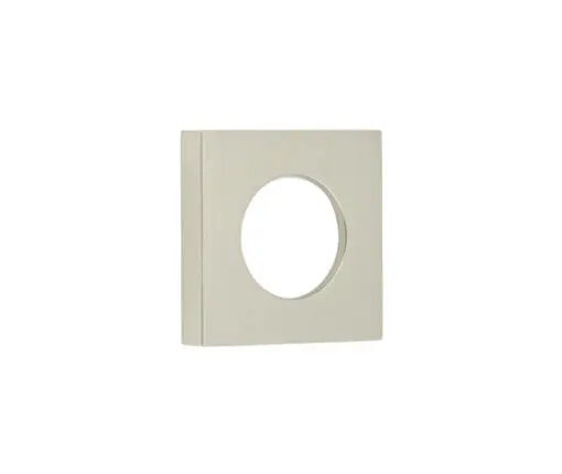 52x52mm SN plain square outer rose for levers and t&r