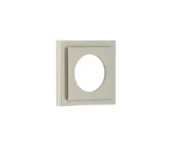 52x52mm SN stepped square outer rose for levers and t&r