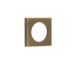 52x52mm AB plain square outer rose for esc