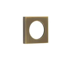 52x52mm AB plain square outer rose for esc