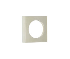 52x52mm PN plain square outer rose for esc