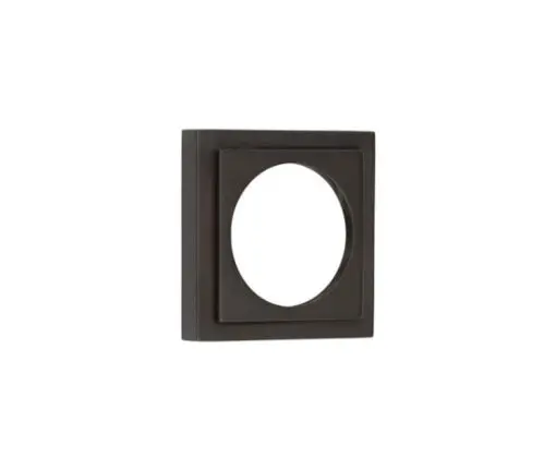 52x52mm DB stepped square outer rose for esc