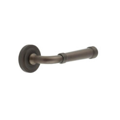 Highgate Door Handles Stepped Rose Dark Bronze