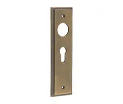 200x55mm AB Euro 47.5mm C/C back plates for lever on rose