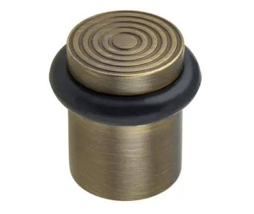 AB Floor mounted doorstop reeded top
