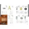 Carlisle Brass NDSC Letter Face Fix (D) Satin Chrome