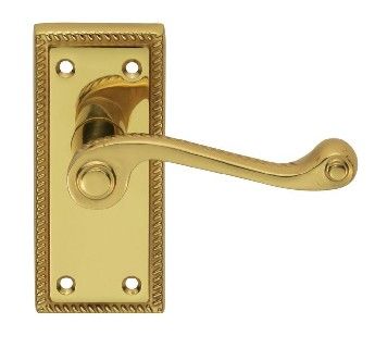 CARLISLE BRASS - CBG2 GEORGIAN LEVER ON BACKPLATE - LATCH (CONTRACT RANGE)