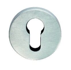 CARLISLE BRASS - CEB001SC ESCUTCHEONS - EURO PROFILE ON CONCEALED FIX ROUND ROSE - (SATIN CHROME) - MP19