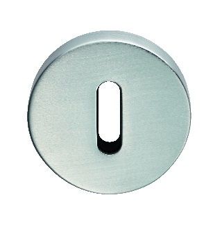 CARLISLE BRASS - CEB003SC ESCUTCHEONS - LOCK PROFILE ON CONCEALED FIX ROUND ROSE - (SATIN CHROME) - MP19