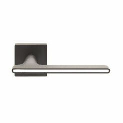 CARLISLE BRASS - CEB060QBLK-WHT ZARA LEVER ON CONCEALED FIX SQUARE ROSE - (A551030 124/306) - MP24/PL06