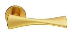 CARLISLE BRASS - CEB130SB TORO (532) LEVER ON CONCEALED FIX ROUND ROSE - MP35 - (SATIN BRASS)