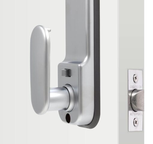 CODELOCKS Mechanical Digital Locks 100 series Mortice Latch Dual Backplate Silver Grey