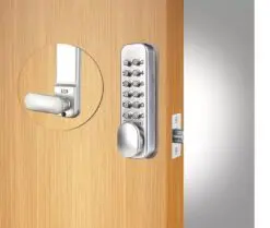 CODELOCKS Mechanical Digital Locks 100 series Mortice Latch Quick Code Silver Grey