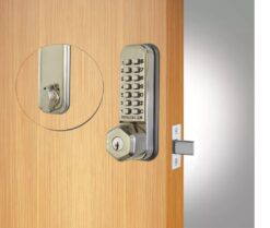 CODELOCKS Mechanical Digital Locks 200 series Mortice Bolt Key Override PVD Stainless Steel