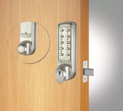 CODELOCKS CL2210 Electronic Digital Lock Mortice Deadbolt PVD B/Steel