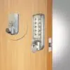 CODELOCKS CL2255 Electronic Digital Lock Front Plate + SLAM LATCH Brushed Steel