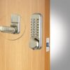 CODELOCKS Mechanical Digital Locks 200 series Mortice Latch Dual Backplate PVD Stainless Steel