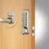 CODELOCKS Mechanical Digital Locks 200 series Mortice Latch Dual Backplate PVD Stainless Steel