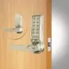 CODELOCKS CL4000 Electronic Digital Lock Tubular Mortice Latch PVD S/Steel