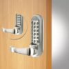 CODELOCKS 505 Mechanical Digital Locks 500 series Back to Back PVD Passage Set PVD Stainless Steel