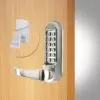 CODELOCKS 505 Mechanical Digital Locks 500 series Front Plate Only Passage- Panic Kit PVD Stainless Steel