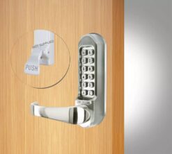 CODELOCKS 505 Mechanical Digital Locks 500 series Front Plate Only Passage- Panic Kit PVD Stainless Steel