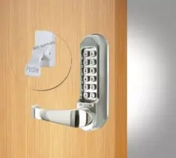 CODELOCKS 505 Mechanical Digital Locks 500 series Front Plate Only Passage- Panic Kit PVD Stainless Steel